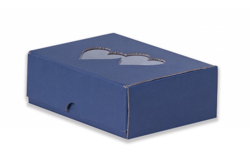 Krabička na výslužku  - modrá (190x150x70)